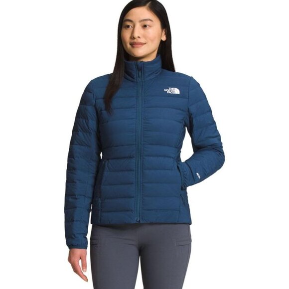 The North Face Womens Belleview Stretch Down Jacket Blue Sz Medium NEW $260 [jb] - Picture 1 of 8